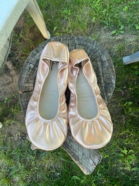The Storehouse Flats Metallic Rose Gold Ballet Flats Size 10
